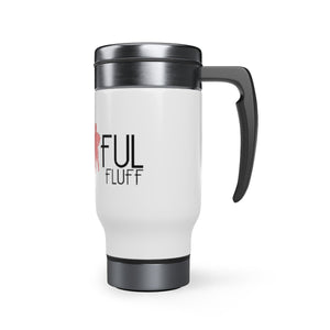 Stainless Steel Travel Mug with Handle, 14oz Mug Printify