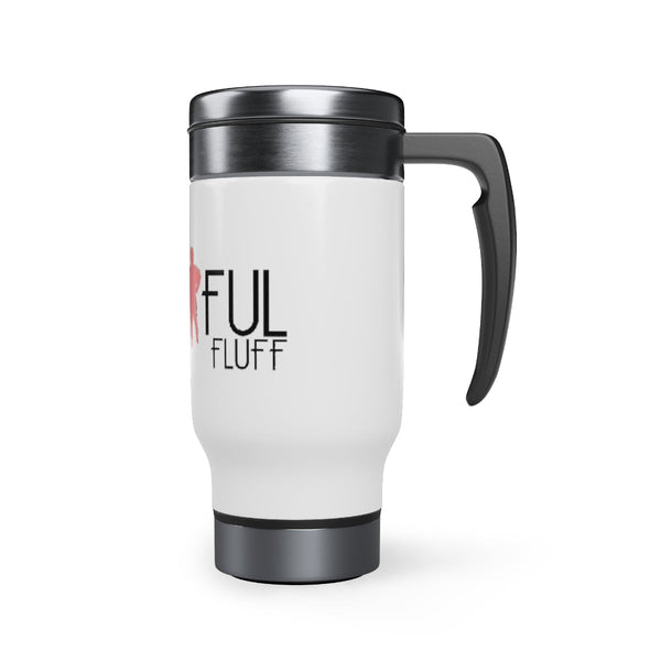 Stainless Steel Travel Mug with Handle, 14oz Mug Printify