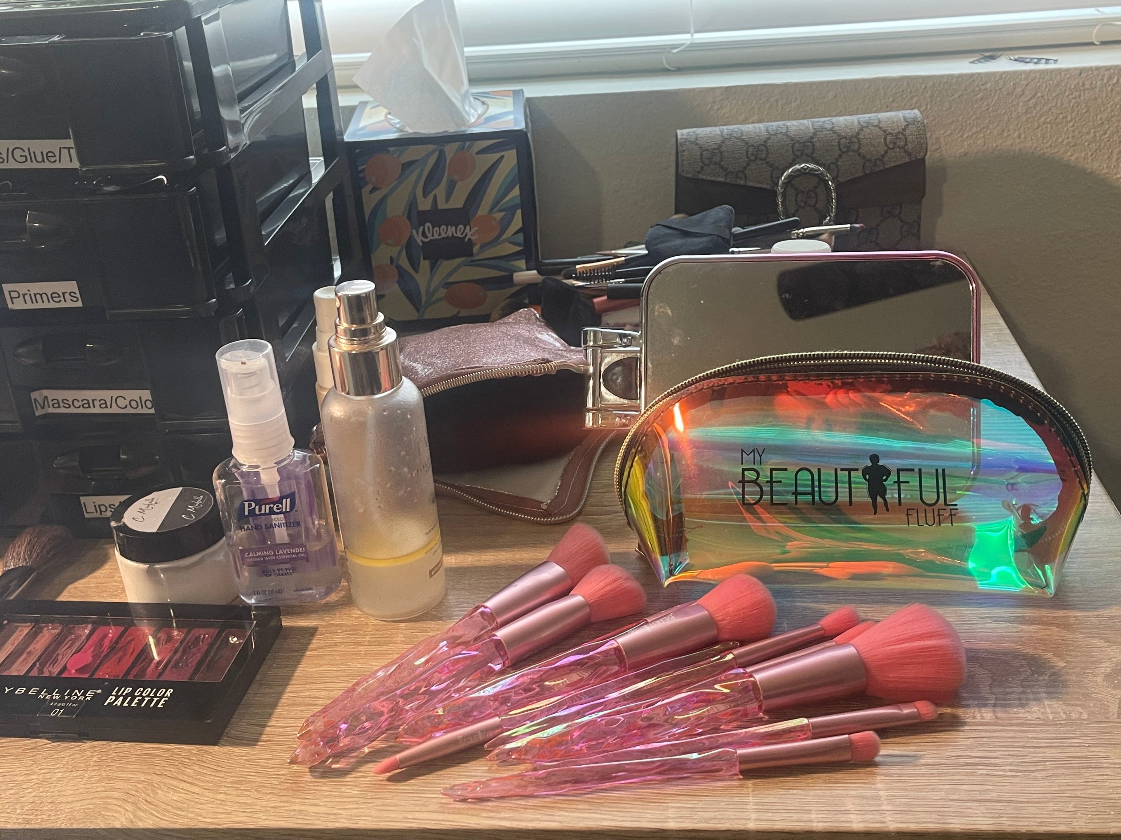 The Power of Self-Care: Elevate Your Beauty Routine with My Beautiful Fluff’s Crystal Pink Makeup Brush Set