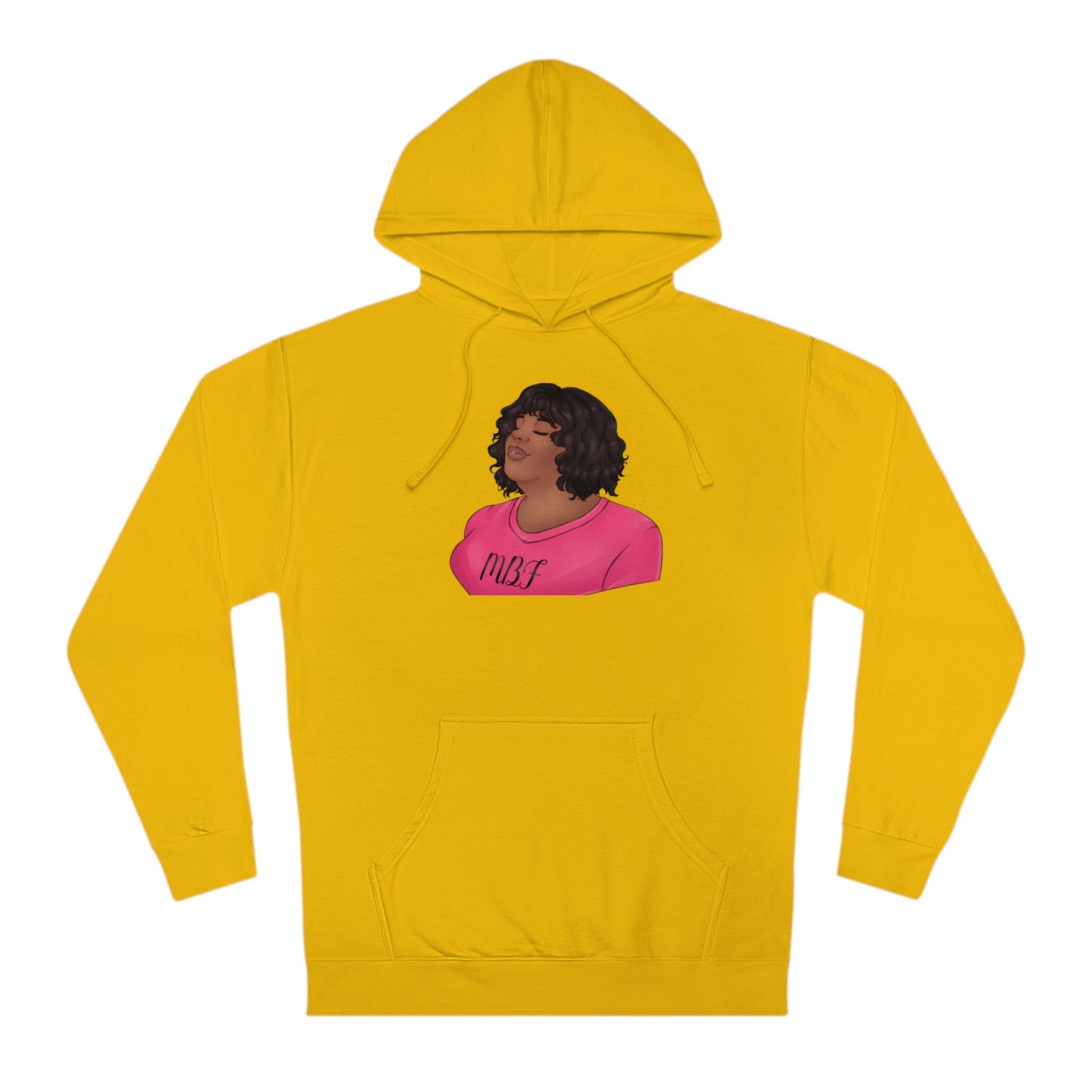 Allyson Unisex Hooded Sweatshirt Hoodie Printify Gold XS 