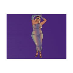 Canvas Wall Art Tazah Body Positive Plus Size Art- Show Off Your Fluff Canvas Printify 
