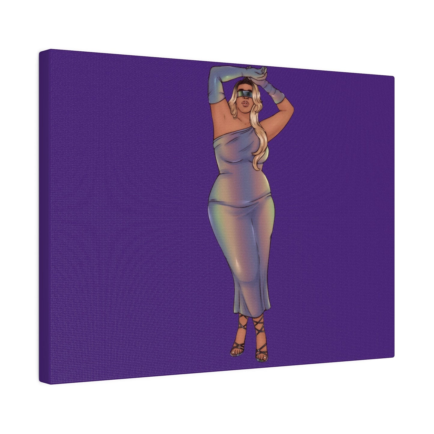 Canvas Wall Art Tazah Body Positive Plus Size Art- Show Off Your Fluff Canvas Printify 