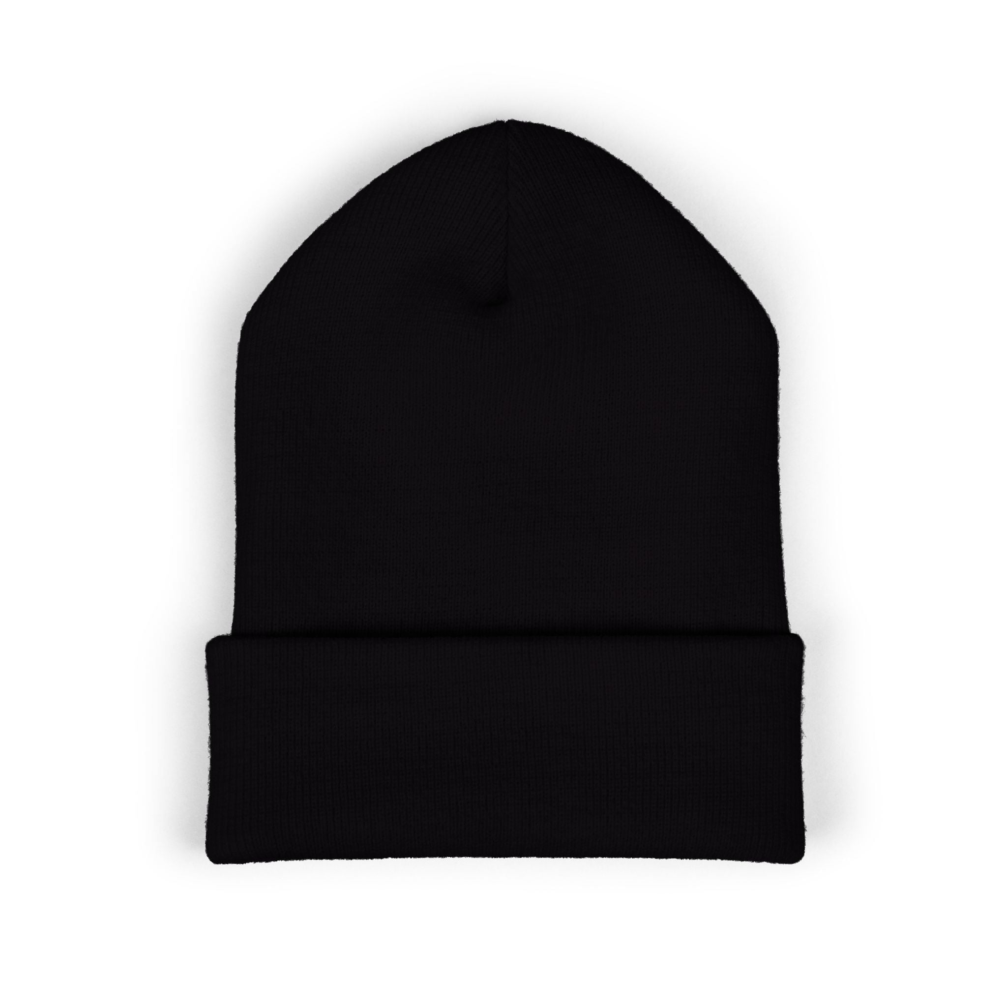 Classic Cuffed Beanie — "I Love Fluffy Girls Winter" Embroidered Winter Hat Hats Printify 