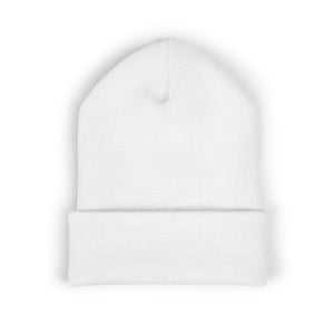 Classic Cuffed Beanie — "I Love Fluffy Girls Winter" Embroidered Winter Hat Hats Printify 