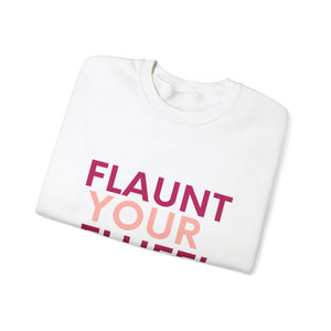 Flaunt Your Fluff Plus Size Sweatshirt Sweatshirt Printify 