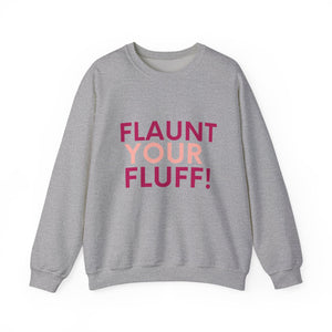 Flaunt Your Fluff Plus Size Sweatshirt Sweatshirt Printify Sport Grey S 