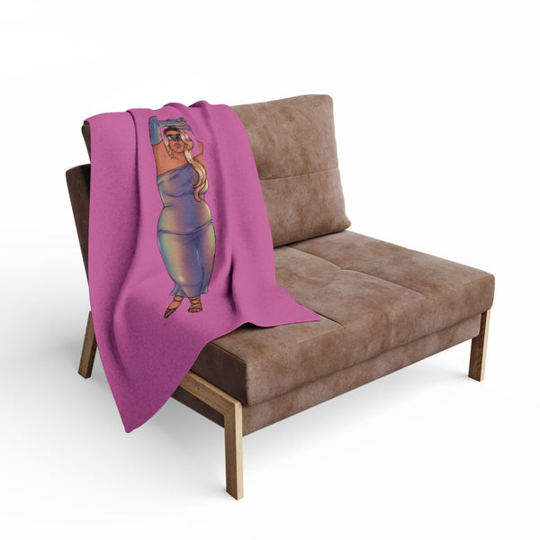 Fleece Blanket Show off Your Fluff Collection Home Decor Printify 