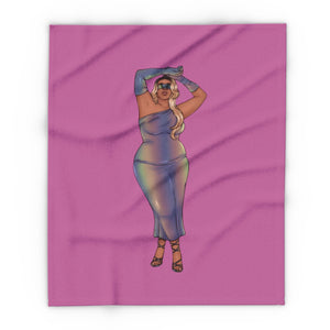 Fleece Blanket Show off Your Fluff Collection Home Decor Printify 50" × 60" 