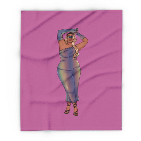 Fleece Blanket Show off Your Fluff Collection Home Decor Printify 50" × 60" 