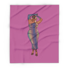 Fleece Blanket Show off Your Fluff Collection Home Decor Printify 50" × 60" 