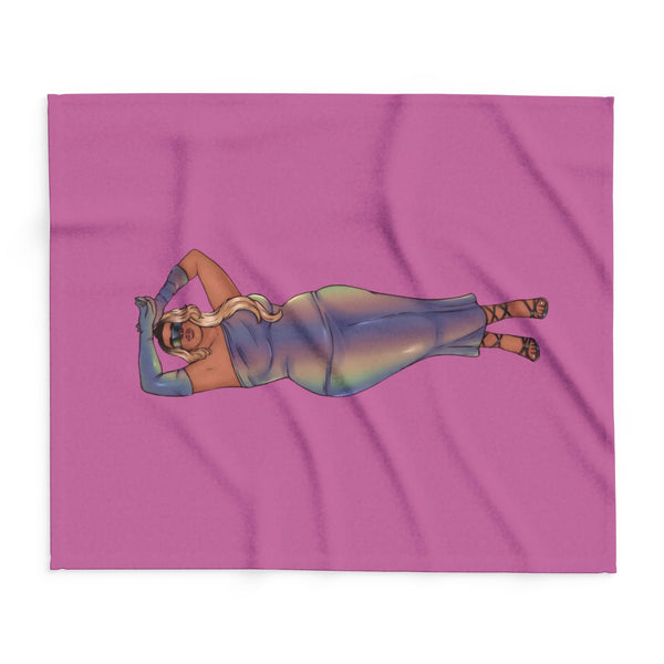 Fleece Blanket Show off Your Fluff Collection Home Decor Printify 