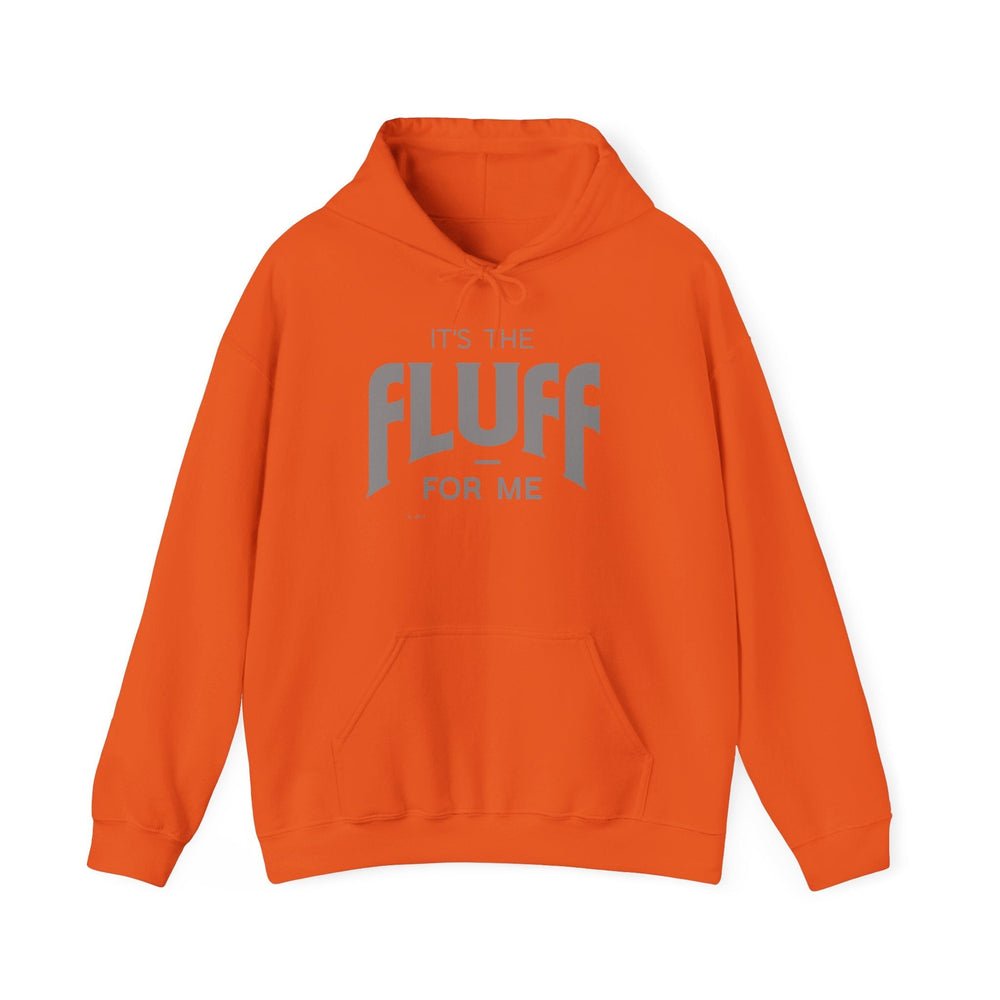 Fluff Unisex Hoodie Hoodie Printify S Orange 