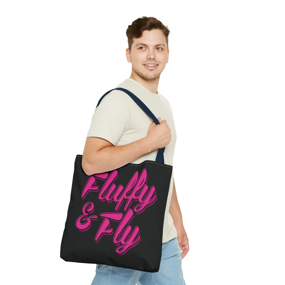 Fluffy and Fly Tote Bag Bags Printify 