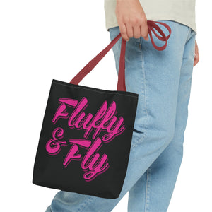 Fluffy and Fly Tote Bag Bags Printify 