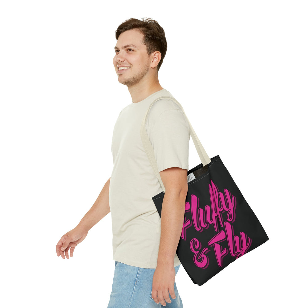 Fluffy and Fly Tote Bag Bags Printify 