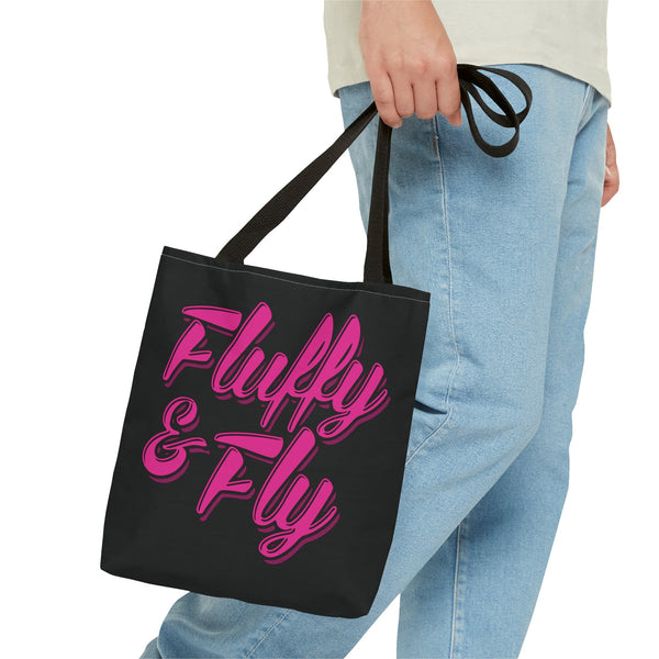 Fluffy and Fly Tote Bag Bags Printify 