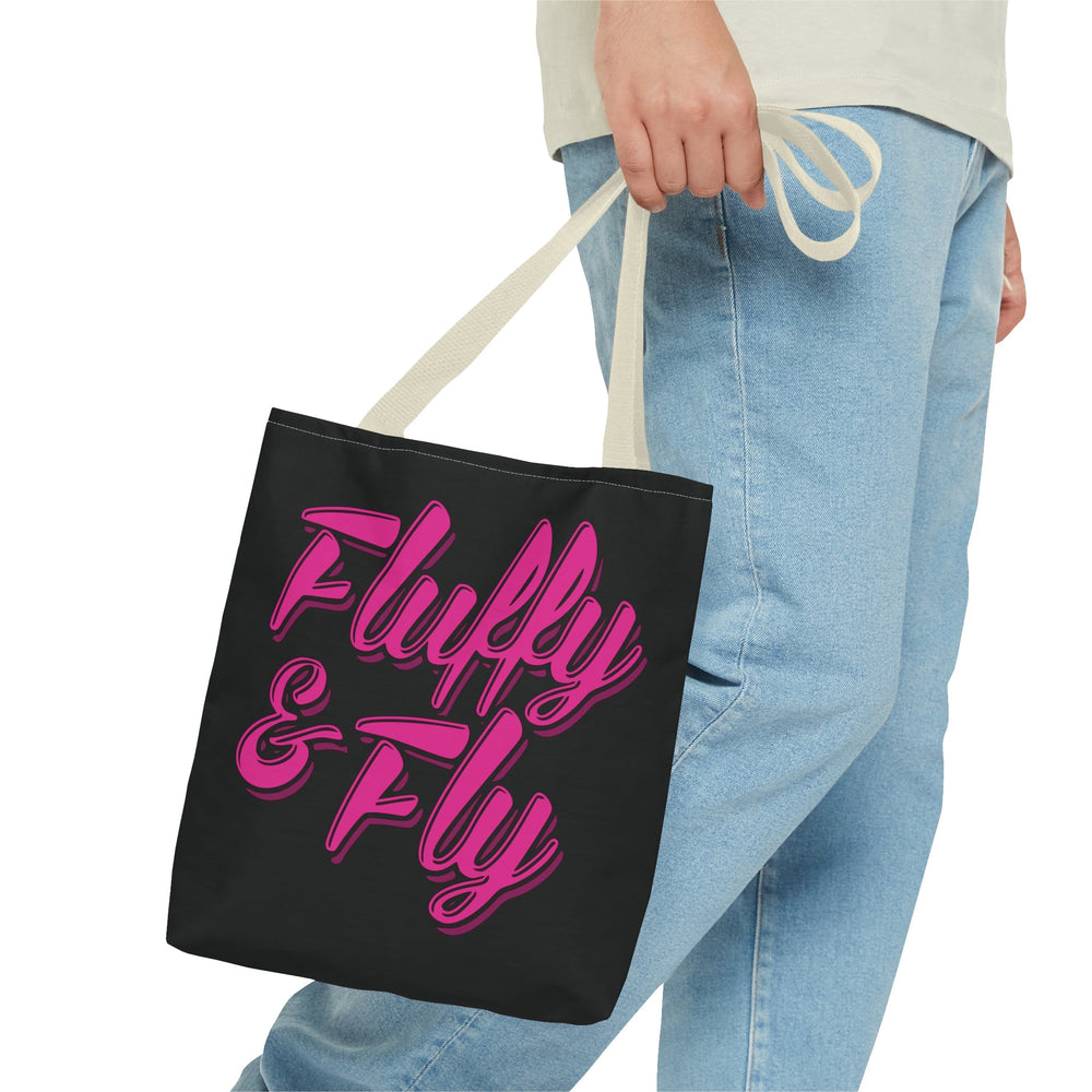 Fluffy and Fly Tote Bag Bags Printify 