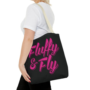 Fluffy and Fly Tote Bag Bags Printify 