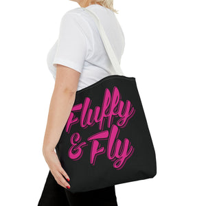 Fluffy and Fly Tote Bag Bags Printify 