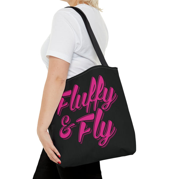Fluffy and Fly Tote Bag Bags Printify 