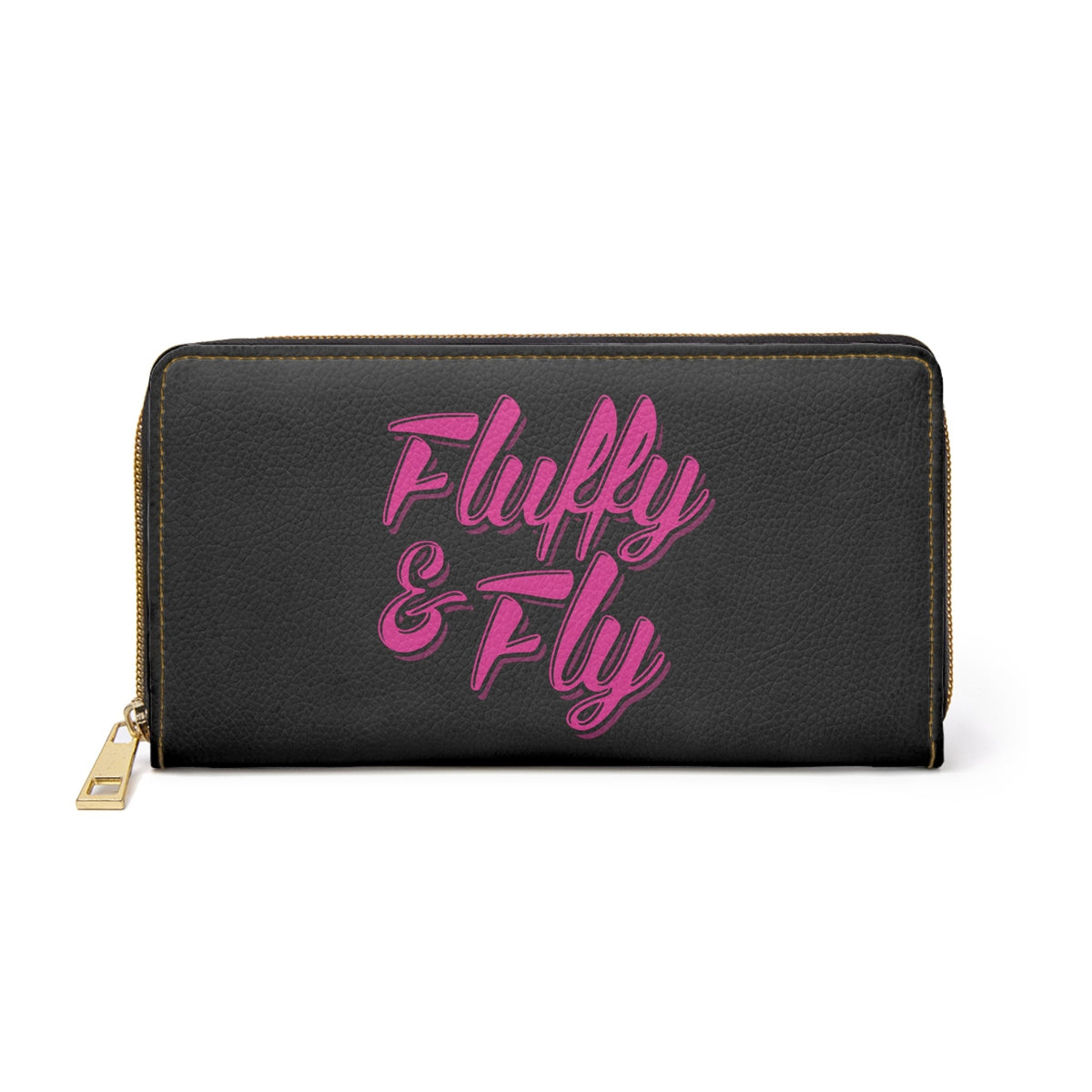 Fluffy and Fly Zipper Wallet — Cute Plush-Inspired Wallet for Everyday Use Accessories Printify One size White 