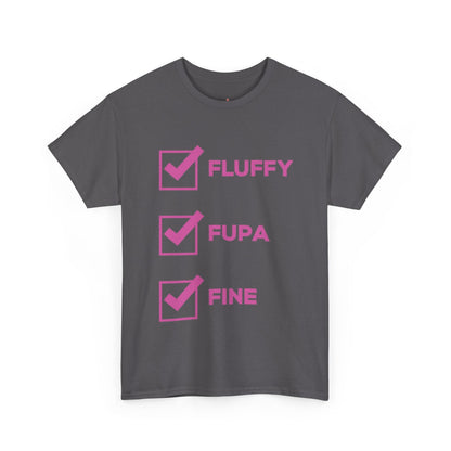 Fluffy Fupa Fine Unisex Heavy Cotton Tee Size Small- 5xl T-Shirt Printify 