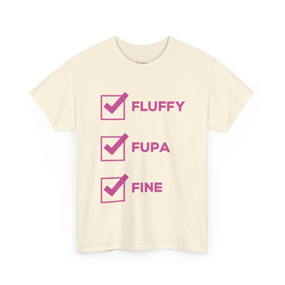 Fluffy Fupa Fine Unisex Heavy Cotton Tee Size Small- 5xl T-Shirt Printify 