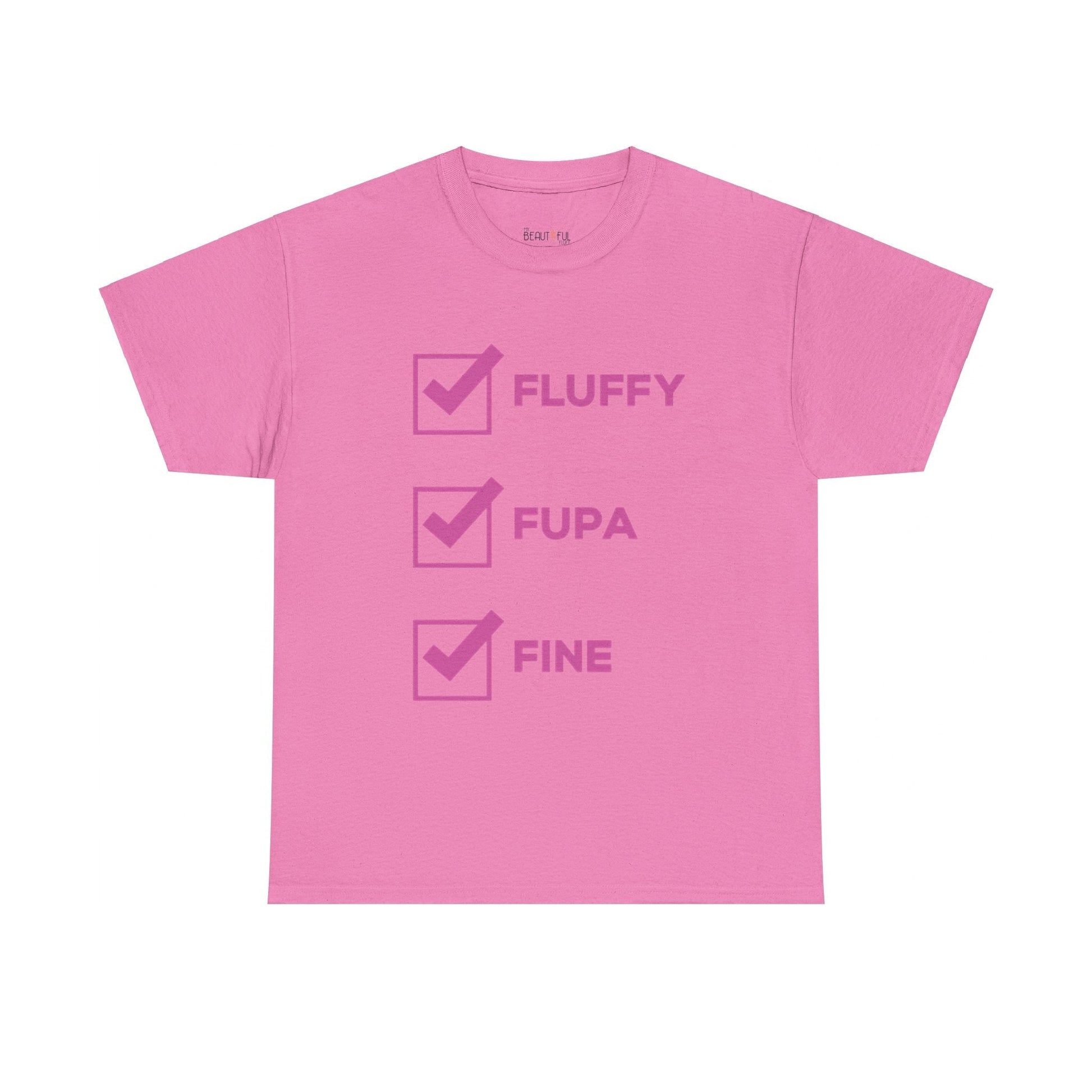 Fluffy Fupa Fine Unisex Heavy Cotton Tee Size Small- 5xl T-Shirt Printify Azalea S 