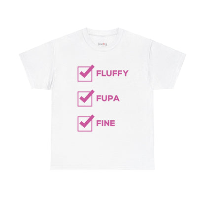 Fluffy Fupa Fine Unisex Heavy Cotton Tee Size Small- 5xl T-Shirt Printify White S 