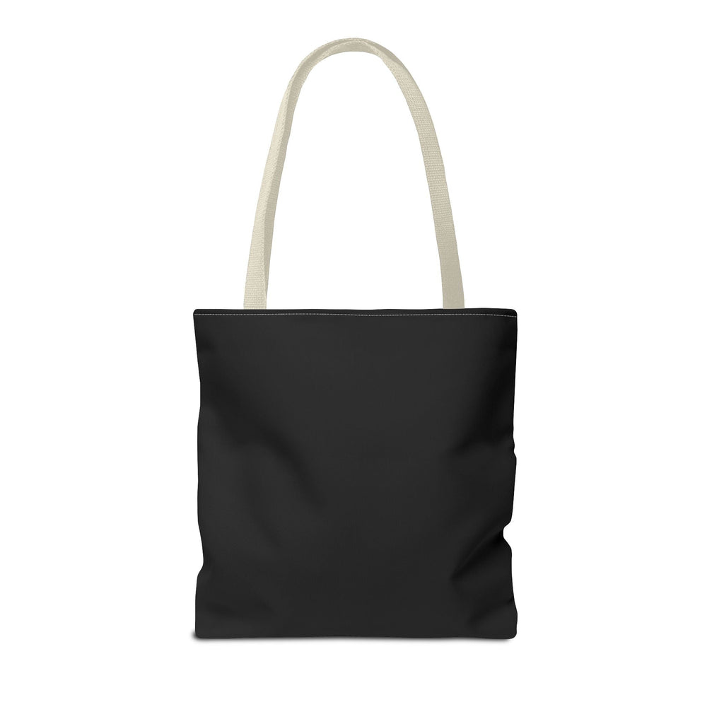 Fluffy Girl Iowa Tote Bag — Pink Script State Outline AOP Tote Bags Printify 