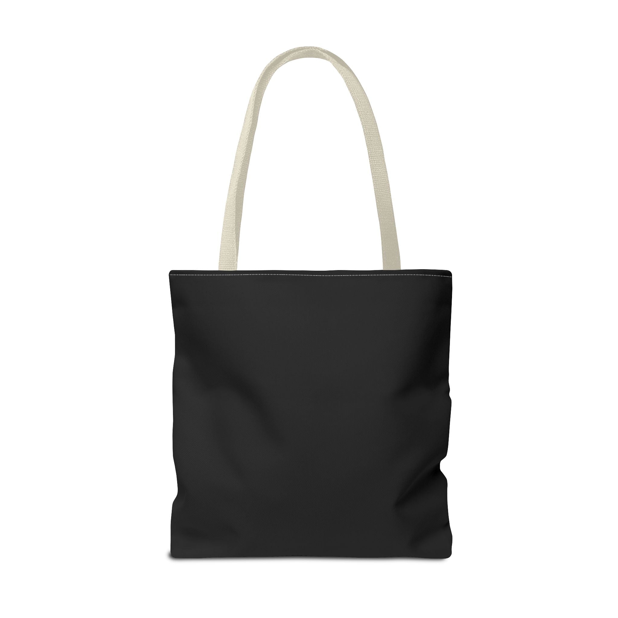 Fluffy Girl Iowa Tote Bag — Pink Script State Outline AOP Tote Bags Printify 