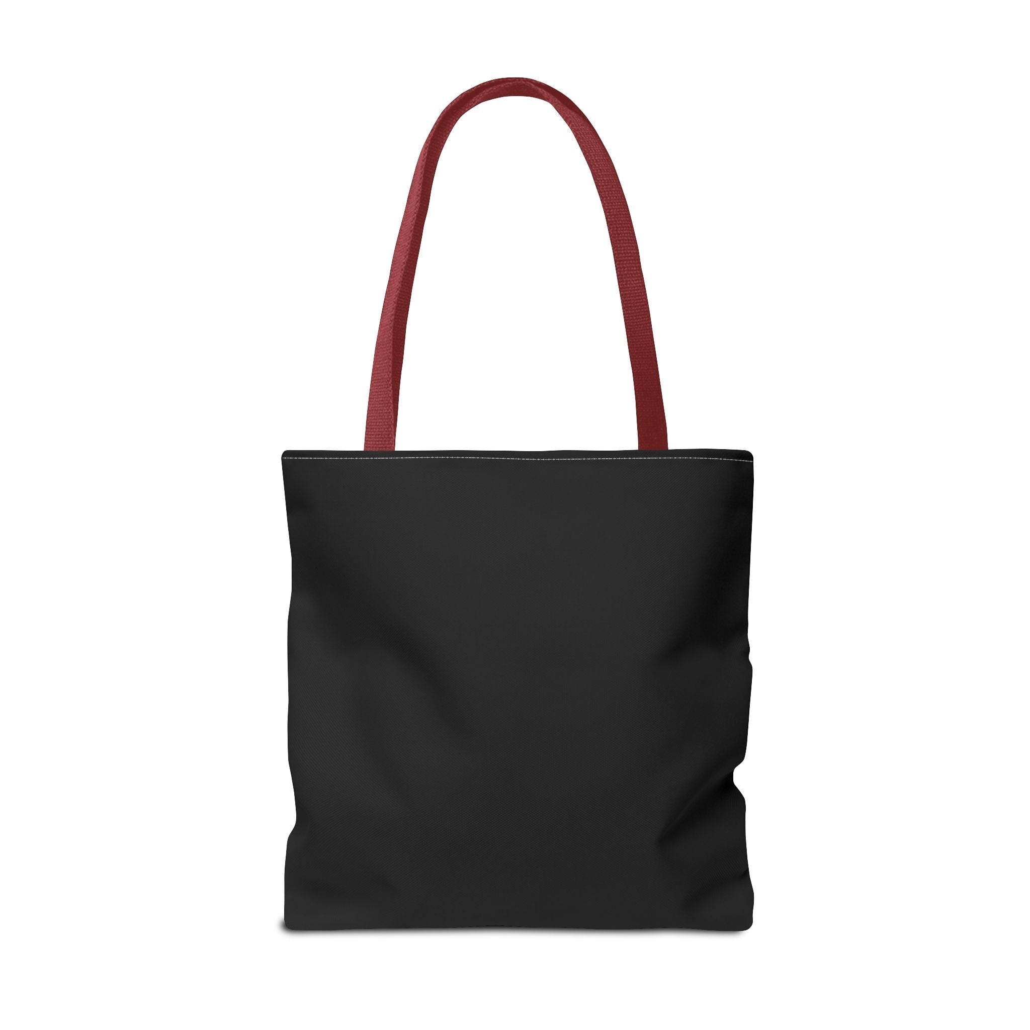 Fluffy Girl Iowa Tote Bag — Pink Script State Outline AOP Tote Bags Printify 