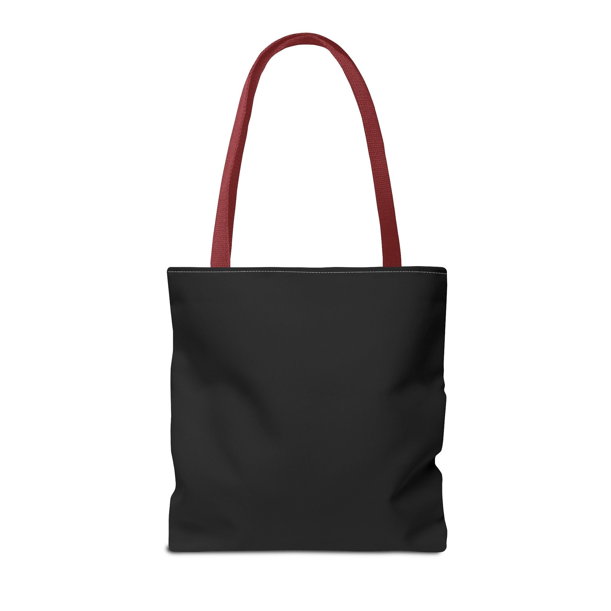 Fluffy Girl Iowa Tote Bag — Pink Script State Outline AOP Tote Bags Printify 