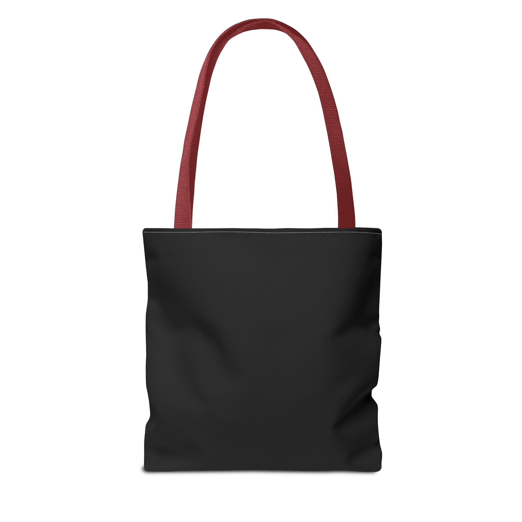 Fluffy Girl Iowa Tote Bag — Pink Script State Outline AOP Tote Bags Printify 