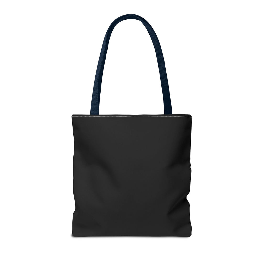 Fluffy Girl Iowa Tote Bag — Pink Script State Outline AOP Tote Bags Printify 