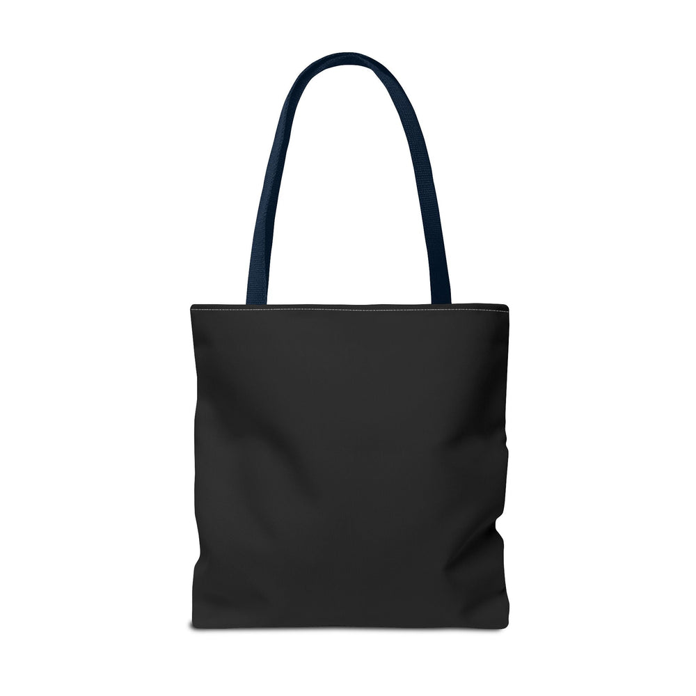 Fluffy Girl Iowa Tote Bag — Pink Script State Outline AOP Tote Bags Printify 
