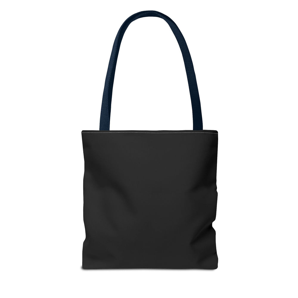 Fluffy Girl Iowa Tote Bag — Pink Script State Outline AOP Tote Bags Printify 