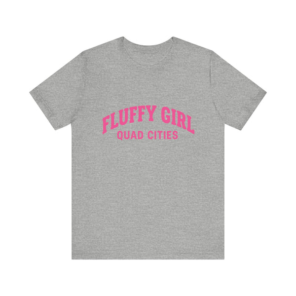 Fluffy Girl Tee | Cute Cotton Shirt, Gift for Her, Women's Fashion, Summer Style, Quad Cities Apparel T-Shirt Printify Athletic Heather S 