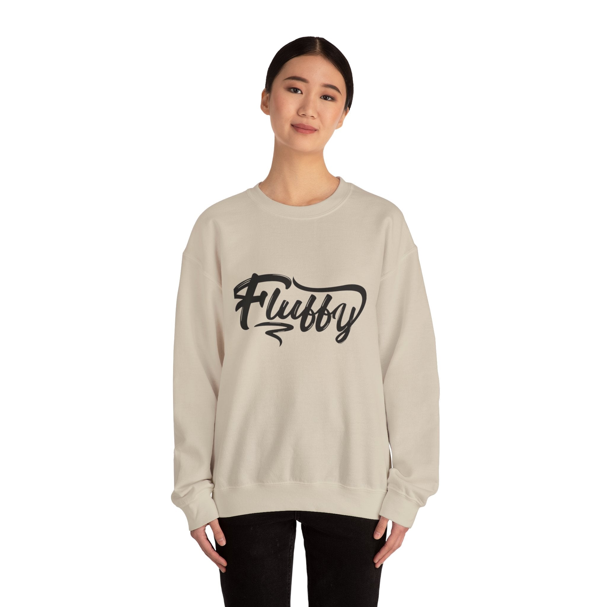 Fluffy Unisex Heavy Blend Crewneck Sweatshirt My Beautiful Fluff