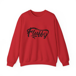 Fluffy Unisex Heavy Blend™ Crewneck Sweatshirt Sweatshirt Printify S Red 