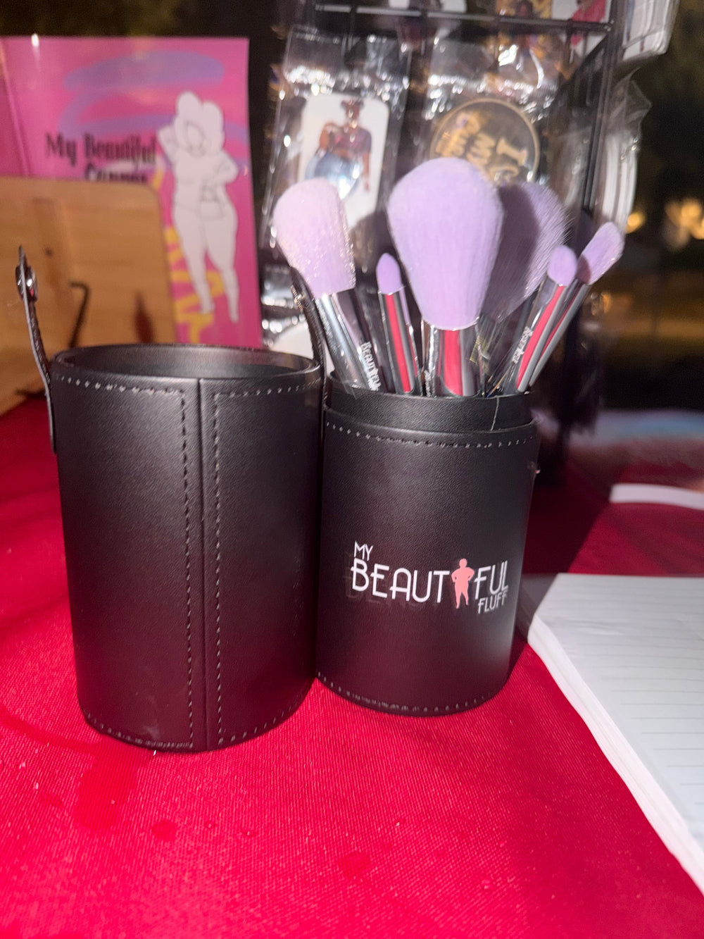 Glam & Glow Fluffy Makeup Brush Gift Set Makeup Brushes My Beautiful Fluff 