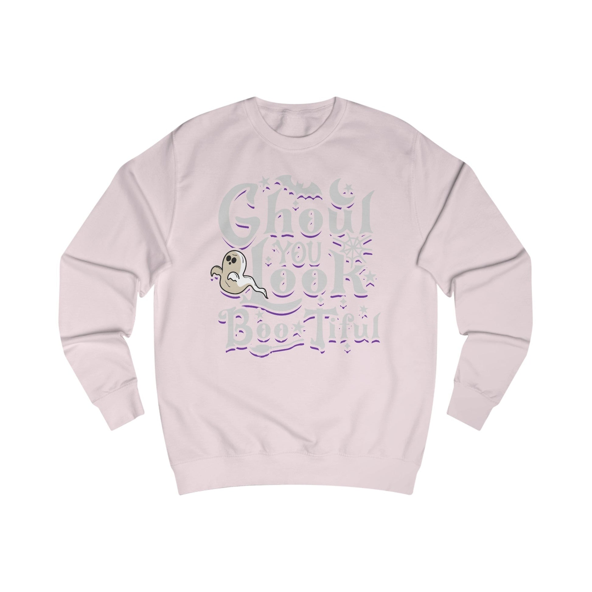 Halloween Ghoul You Look Boo-tiful Unisex Sweatshirt Plus Size 5XL Limited Edition Sweatshirt Printify Baby Pink S 