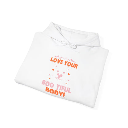 Hooded Sweatshirt Love Your Boo-tiful Body Halloween Exclusive Hoodie Printify 