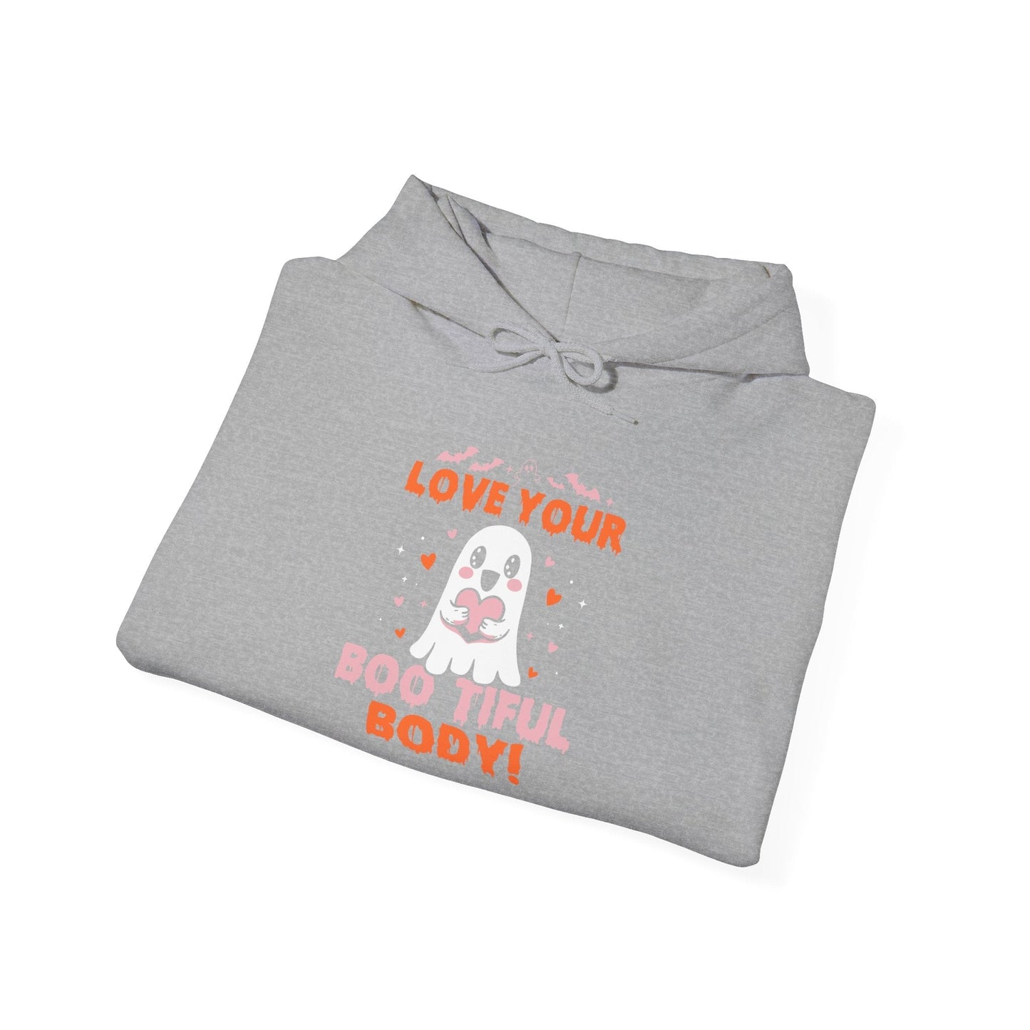 Hooded Sweatshirt Love Your Boo-tiful Body Halloween Exclusive Hoodie Printify 