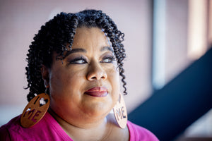 I Love Me Cut Out Wooden Earring My Beautiful Fluff 