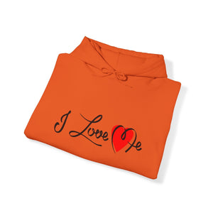 I Love Me Unisex Heavy Blend™ Hooded Sweatshirt Hoodie Printify 
