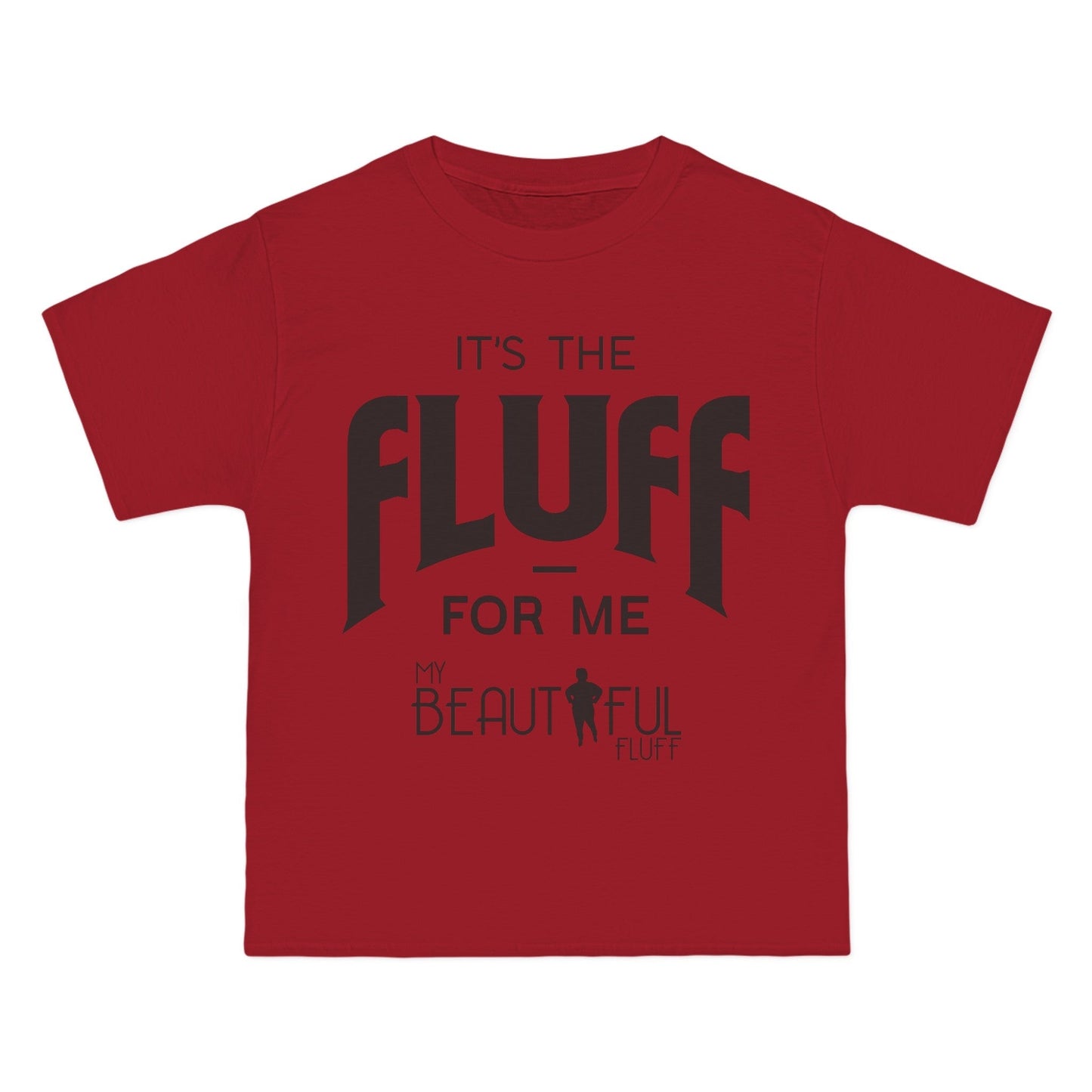 It's the Fluff for Me" | Sizes Small to 6XL Short-Sleeve T-Shirt T-Shirt Printify Deep Red S 