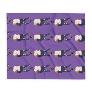 Jana Fleece Blanket - Show Off Your Fluff Collection featuring Plus Size Fluffy Girl Community Home Decor Printify 