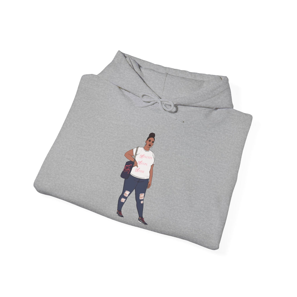 Jana Small-5xl Plus Size Model Caricature Hoodie Sweatshirt Hoodie Printify 