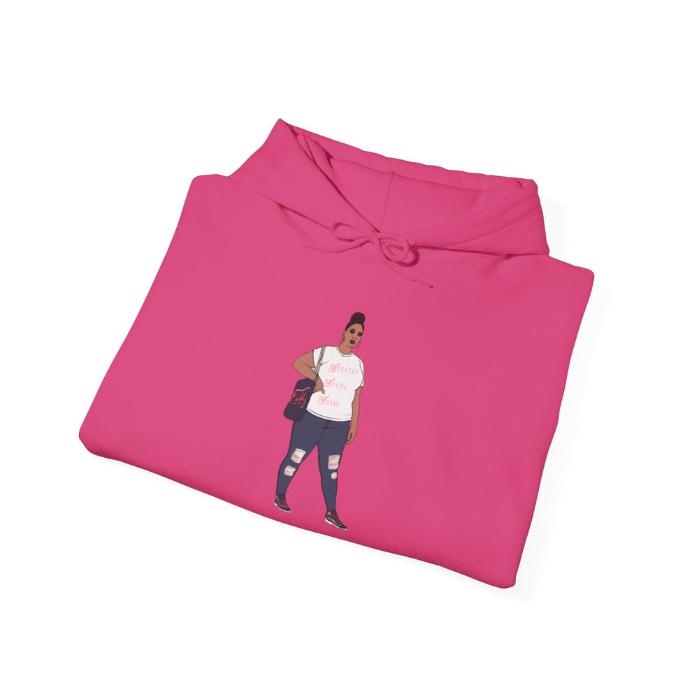 Jana Small-5xl Plus Size Model Caricature Hoodie Sweatshirt Hoodie Printify 